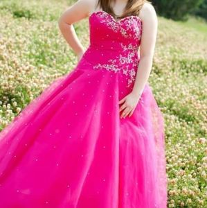 Full length formal gown